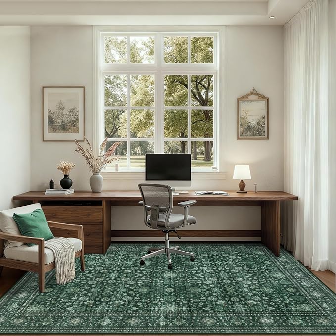 9x12 Area Rugs Living Room: Washable Rug - Image 6
