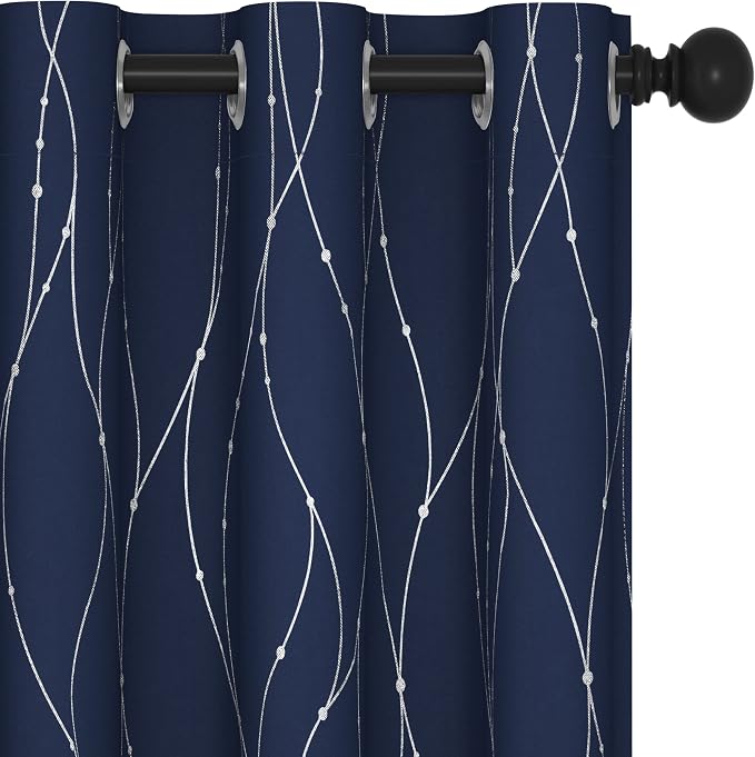 Deconovo Living Room Curtains 72 Inches Long, Thermal Insulated, Room Darkening by Unknown