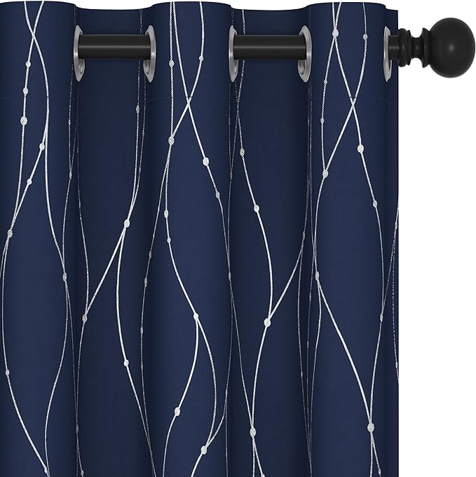 Deconovo Living Room Curtains 95 Inches Long, Thermal Insulated, Room Darkening by Unknown