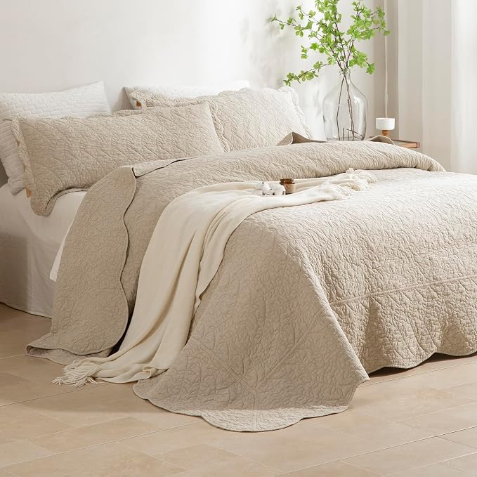 CozyTide Oversized King Quilt 120"x120", Stone-Washed Cotton Oversized King by CozyTideComforterSet