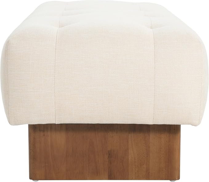 Christopher Knight Home Yvone Modern Upholstered Ottoman Bench, Minimalist - Image 7