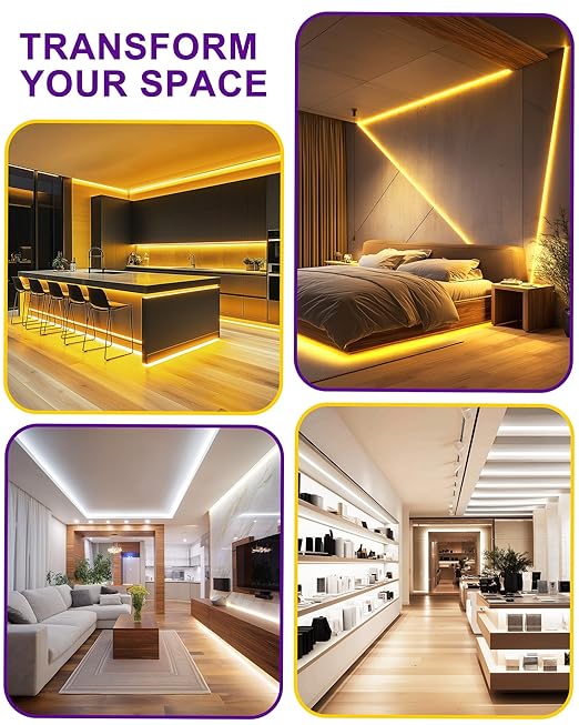 HitLights LED Driver and Dimmer Switch in One 100W, 120V AC to 24V DC, Compatible with Most Solid Color 24V Strip Tape Lights, UL Listed, Single-Pole/3-Way, EZDim Pro, White