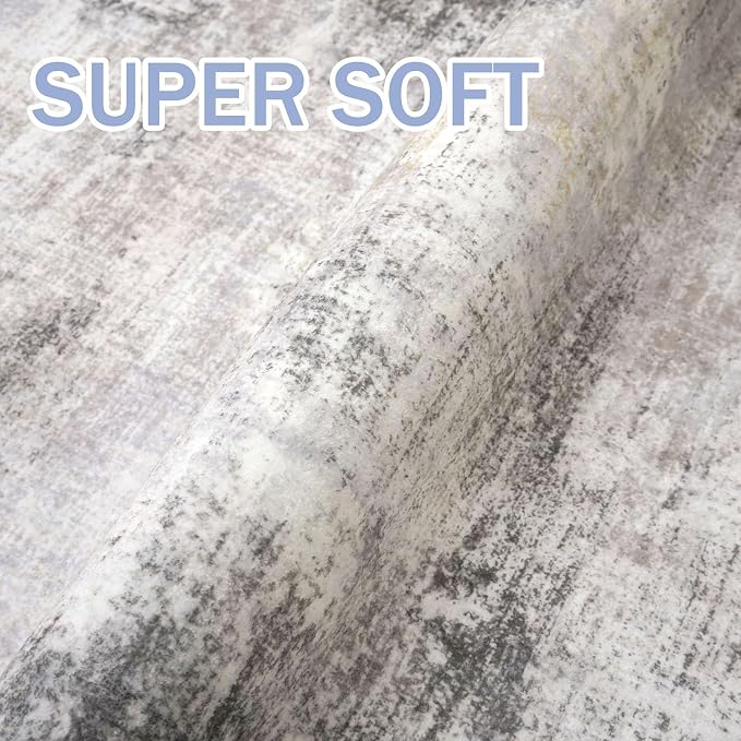 Abstract Area Rug 4x5 Ft Washable Rugs - Image 8