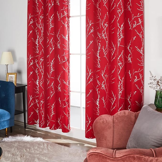 Deconovo Living Room Curtains 108 Inch Long, Thermal Insulated, Room Darkening - Image 4