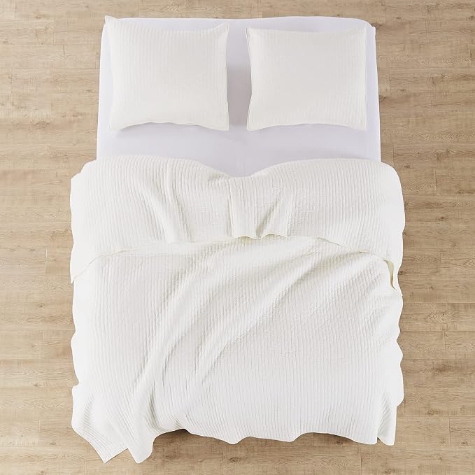 Levtex Home Cross Stitch Reversible Queen Bedspread Set - Image 7