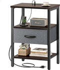 SUPERJARE Nightstand with Charging Station, USB-C Port, Bedside Table | Night by SUPERJARE
