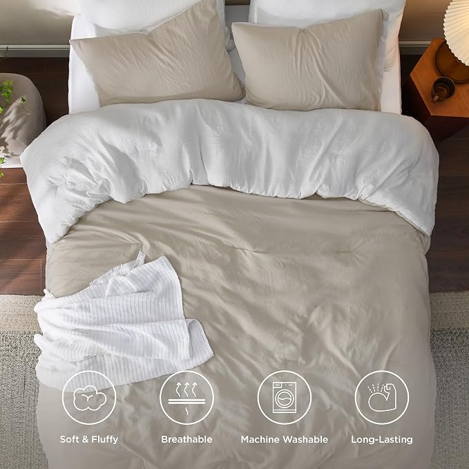 Bedsure King Comforter Set, 3 Pieces GentleSoft™ Bed Set, 1 Lightweight - Image 5