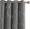 Deconovo Curtains for Living Room, Pattern Blackout Curtains 84 Inches Long | by Unknown
