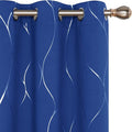 Deconovo Wave Printed Thermal Insulated Blackout Curtains＿ Room Darkening by Unknown
