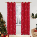 Deconovo Curtains for Living Room, Pattern Blackout Curtains 84 Inches Long | by Unknown