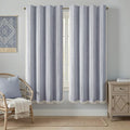 Blue 100% Boho Blackout Curtains 72 Inch 2 Panels by Unknown
