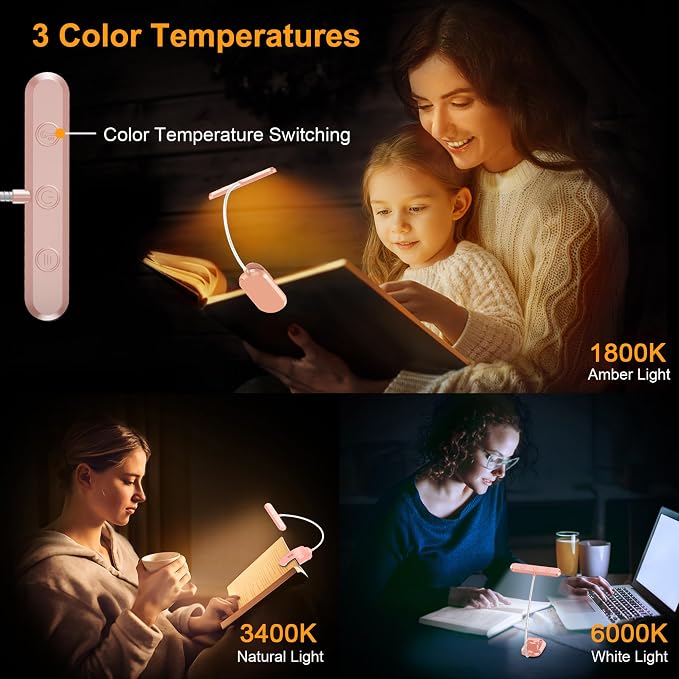 Gritin Rechargeable Book Light for Reading in Bed - Image 3