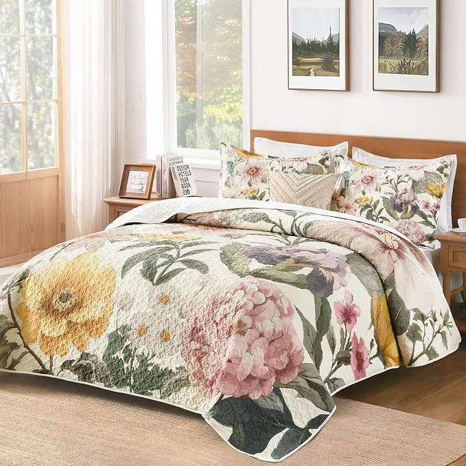 Quilt King Size, Reversible Polyester Coverlet Set - Image 2