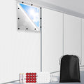 FADOTY 100% Blackout Curtains 2 Pack, No Drill, Sun Heat Light Blocker by FADOTY