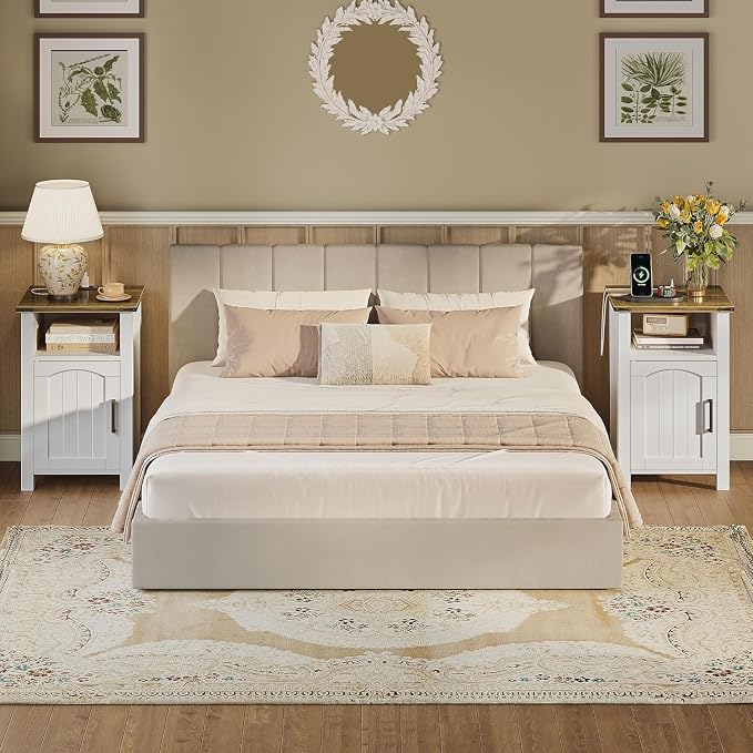 Decofy Farmhouse Nightstand - Image 7