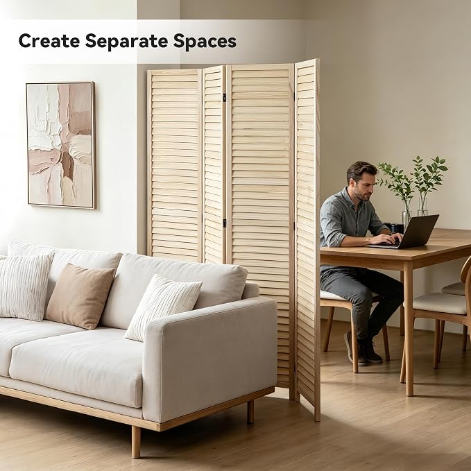 Wood Room Divider - Image 6