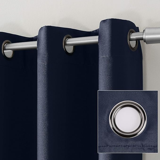 Sun Zero Nordic 2-pack Theater Grade Extreme 100% Blackout Grommet Curtain - Image 4