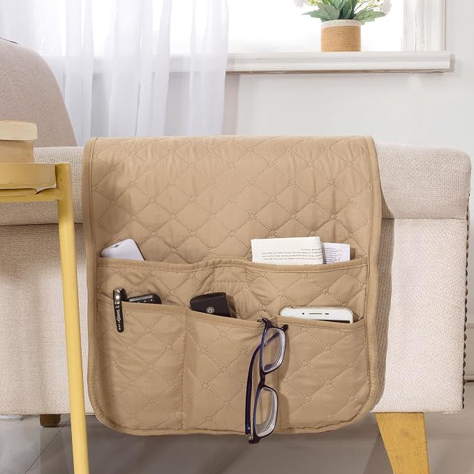 Armchair Caddy for Couch Remote Control Holder by luckyjoyreal