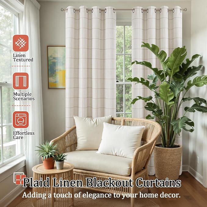 Linen Blackout Curtains - Image 2
