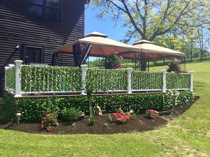 Expandable Faux Ivy Fence Privacy Screen - Image 6
