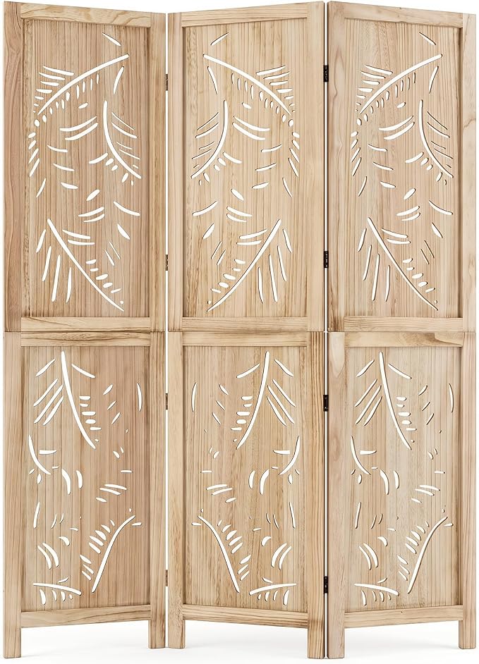 GIANTEX 3 Panel Boho Room Divider by Giantex