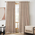 RYB HOME Blush Velvet Curtains 84 inches by RYBHOME