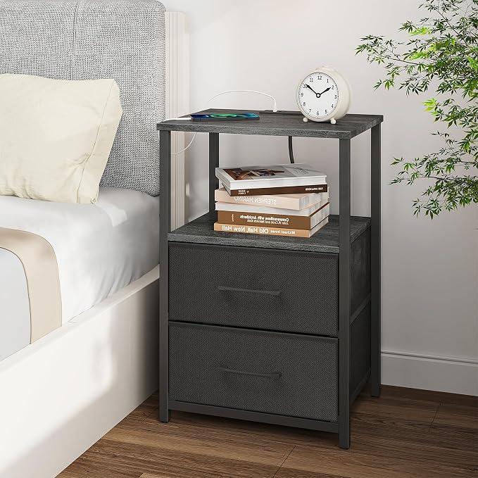 TUTOTAK Nightstands Set of 2, End Table - Image 7