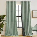 RYB HOME Velvet Curtains 102 inches Long, Extra Long High Ceiling Curtains | by RYBHOME