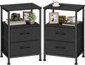 SONGMICS Nightstand, Bed Side Table, End Table by Unknown
