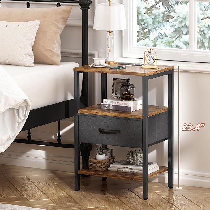 SUPERJARE Nightstand Set of 2 - Image 4