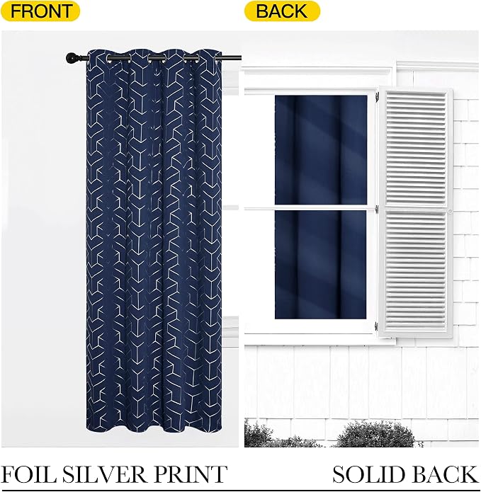 NICETOWN Blackout Curtains 63 inches Long - Image 6