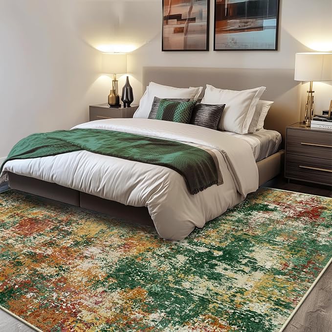 RELEANY Washable 6'x9' Abstract Area Rug - Image 2