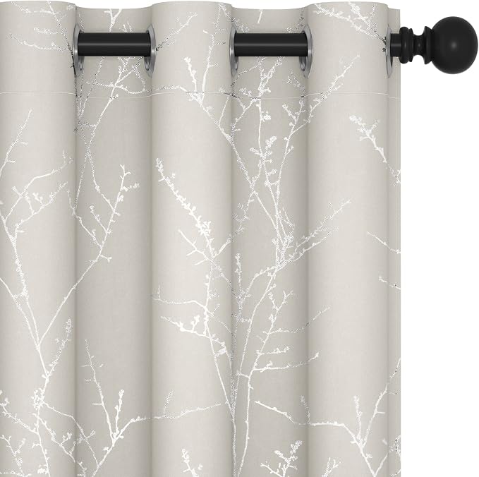 Deconovo Living Room Curtains 72 Inches Long, Thermal Insulated, Room Darkening by Unknown