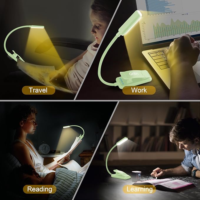 Gritin 9 LED Rechargeable Book Light - Image 7