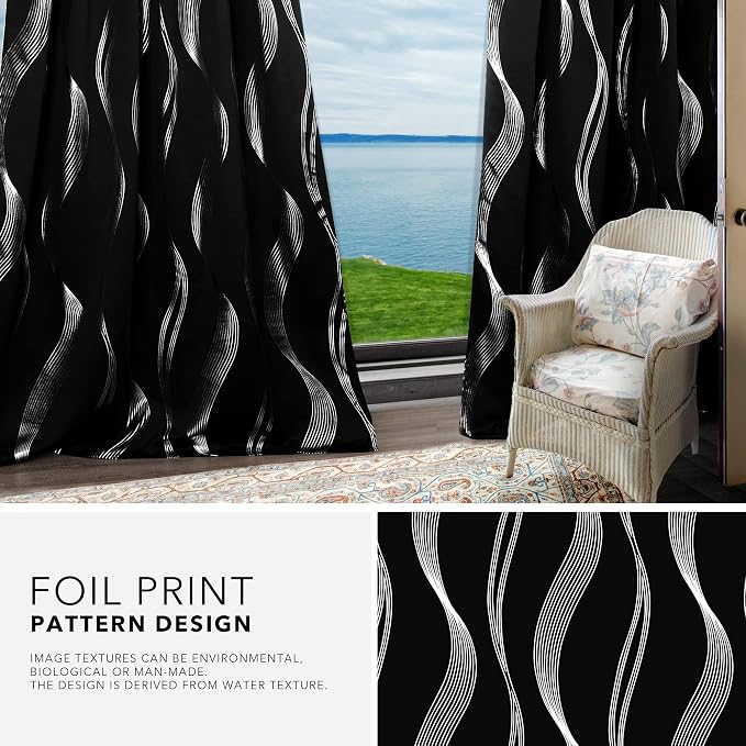 Deconovo Blackout Back Tab Curtains - Image 7