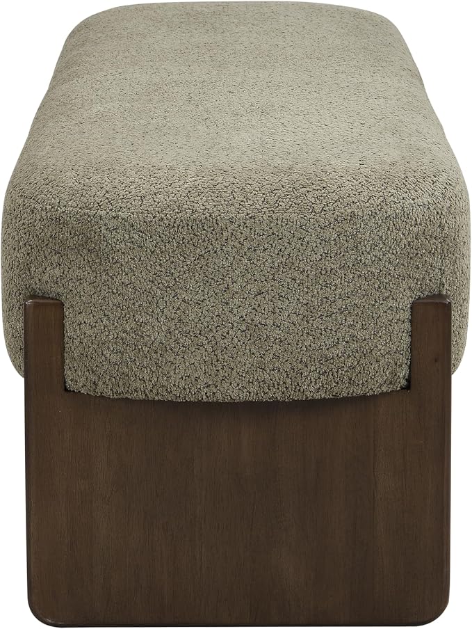 Christopher Knight Home Arden Minimalist Loop Yarn Fabric Dining Bench - Image 9