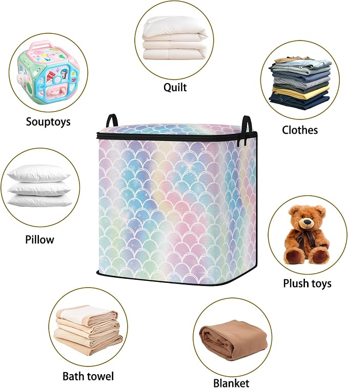 2pcs blanket storage bag for under bed, closet organizers 95L | clothing - Image 2