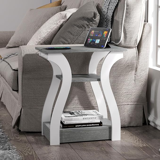 FROMJBEST End Tables Living Room, - Image 4
