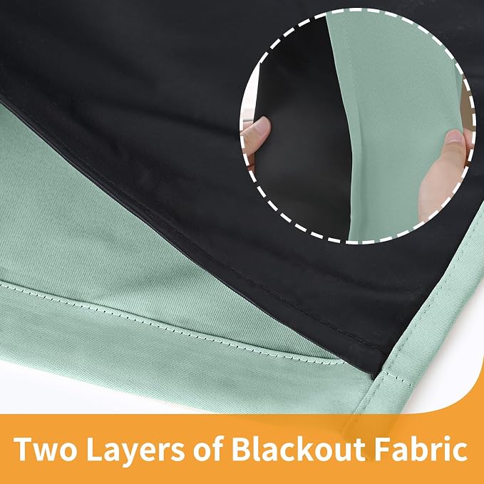 YoungsTex 100% Blackout Curtains - Image 5