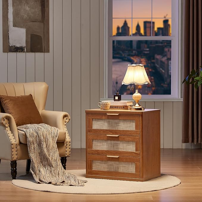 LEYAOYAO Rattan 23" Nightstands - Image 8