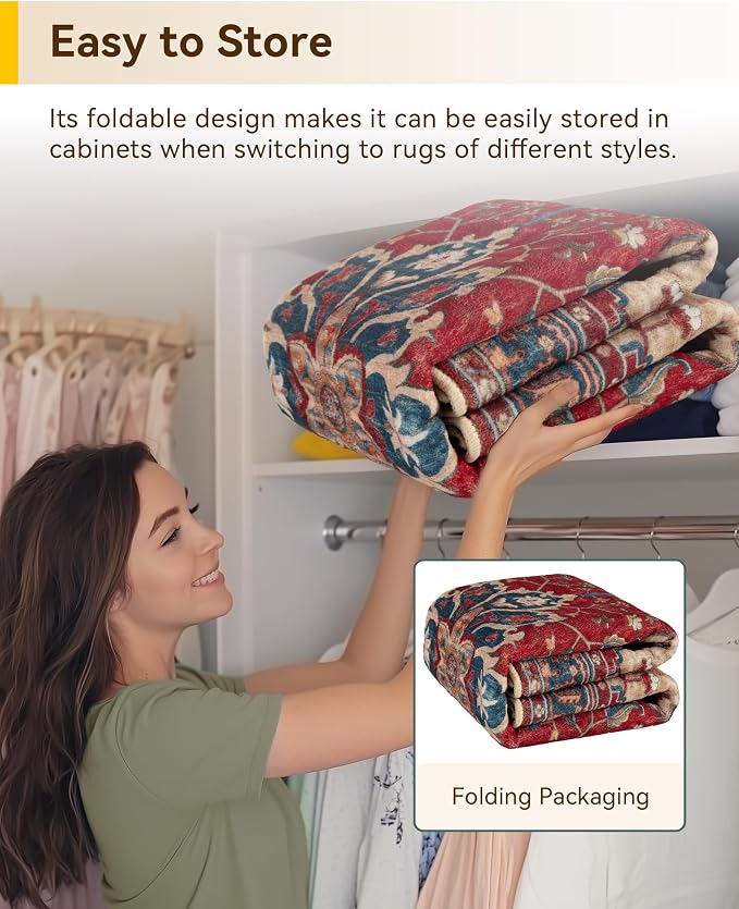 RELEANY Washable Area Rug, Runner 2'x10', Water Repellent, Pet Friendly - Image 6