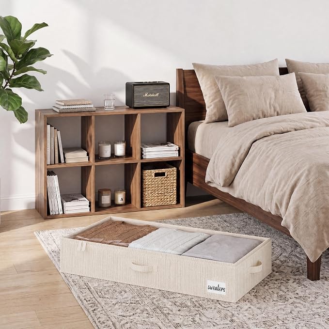StorageWorks 6 Inch Low Profile Under Bed Storage Containers - Image 5