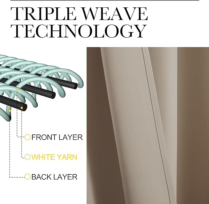 NICETOWN Blackout Curtains for RV Windows, 2 Panels, Room Darkening Window - Image 3