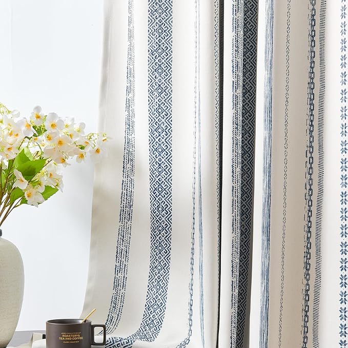 jinchan Boho Blackout Curtains 84 Inches Long - Image 4