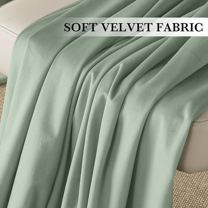 RYB HOME Velvet Curtains 90 inches - Image 4