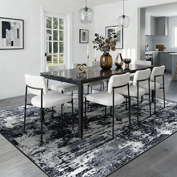RELEANY Washable 8'x10' Abstract Area Rug - Image 9