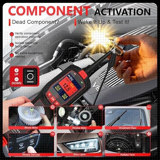 Electrical Tester for 6V-30V Cars, Short Circuit Breaker Finder Tool, Automotive Circuit Tester, Voltage Tester, P150