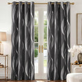 Deconovo Curtains for Living Room, Pattern Blackout Curtains 84 Inches Long | by Unknown