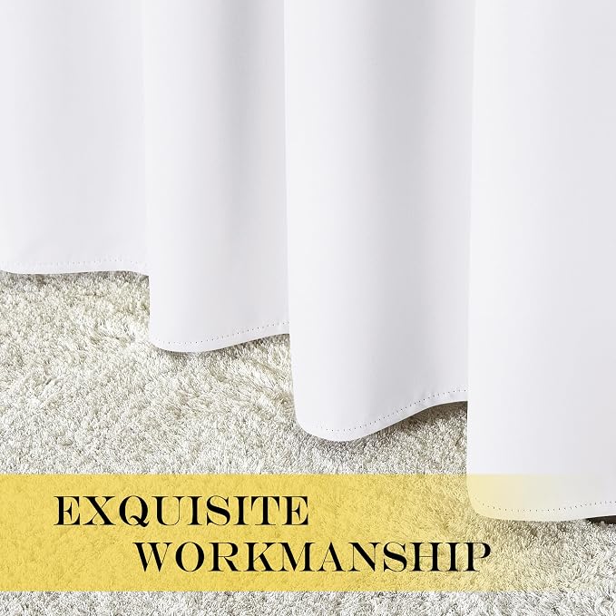 NICETOWN White Room Darkening Curtain 72 inches Long - Image 6
