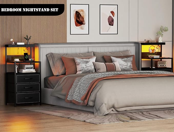 SZLHANJZ Nightstand Set of 2 - Image 4
